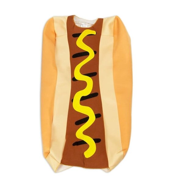 Hauntlooks Kids Frank Hot Dog Halloween Costume Unisex Funny Bodysuit Sausage - Picture 4 of 7